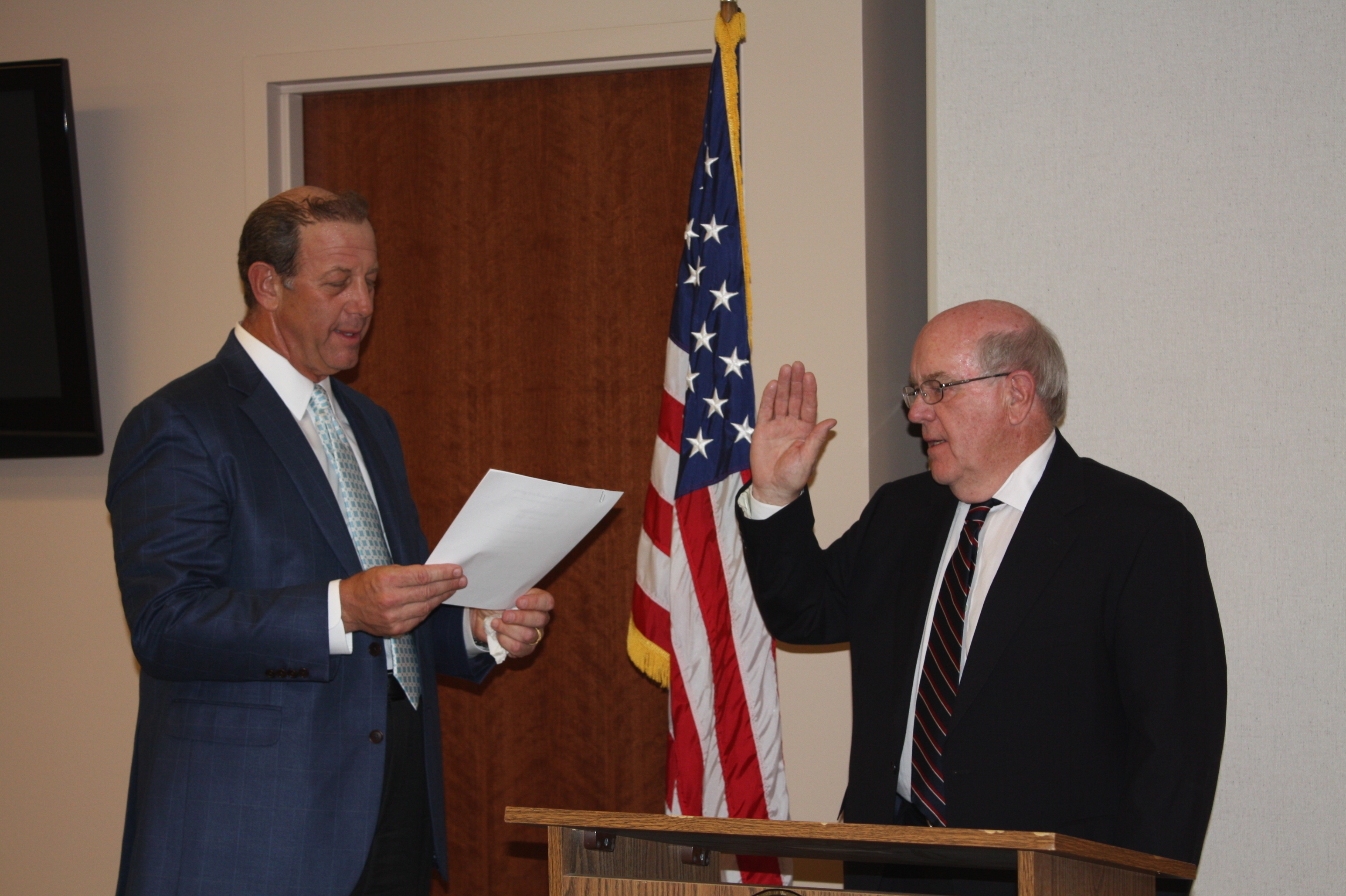 Swearing in Fire Commissioner Kelly 2